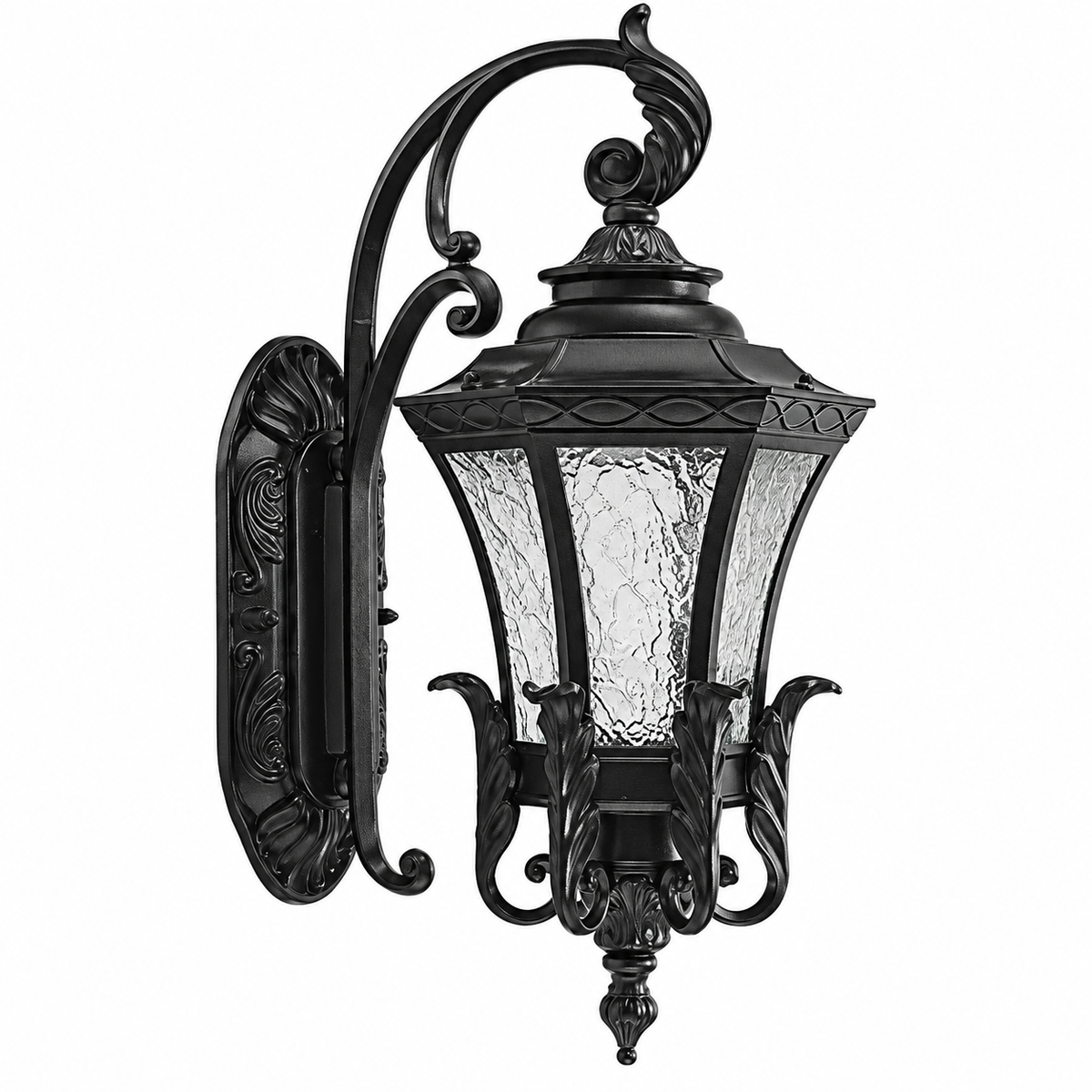 Vintage Glass Lantern Wall Light