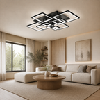 Modern Acrylic Square-Frame Ceiling Light