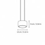Modern Acrylic Drum Pendant Light