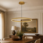 Modern Metal Ring Pendant Light