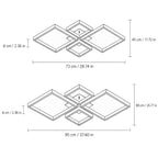 Modern Acrylic Linear Ceiling Light