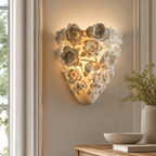 Modern Resin Flower Wall Light