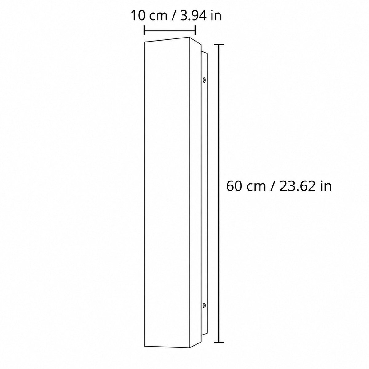 Lampada da parete lineare moderna in marmo