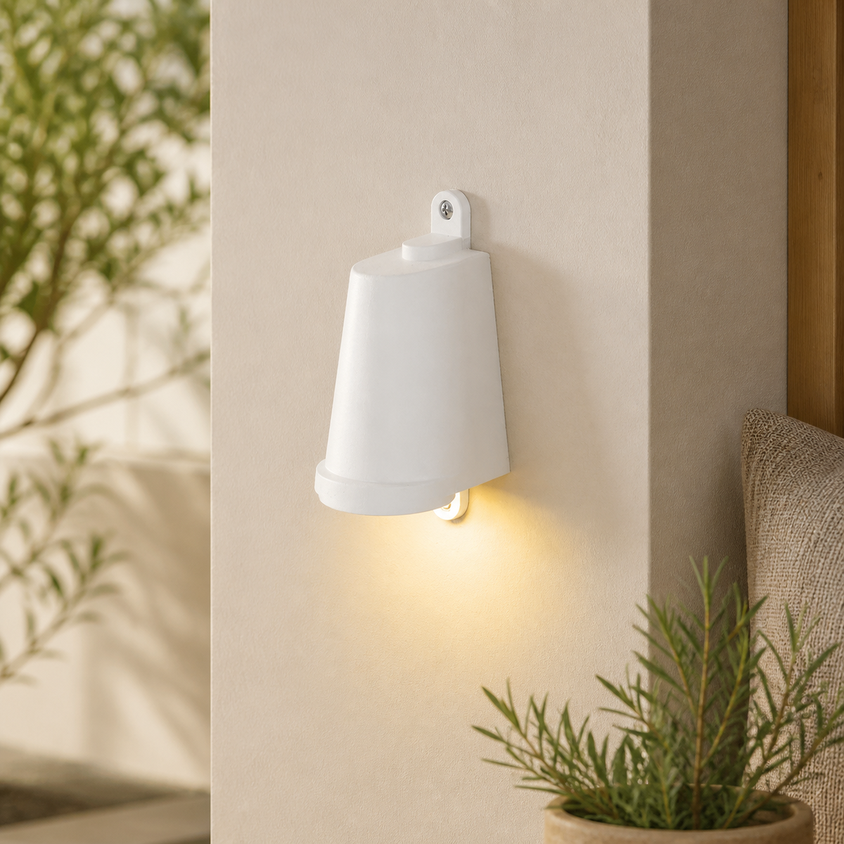 Modern Metal Cone Wall Light