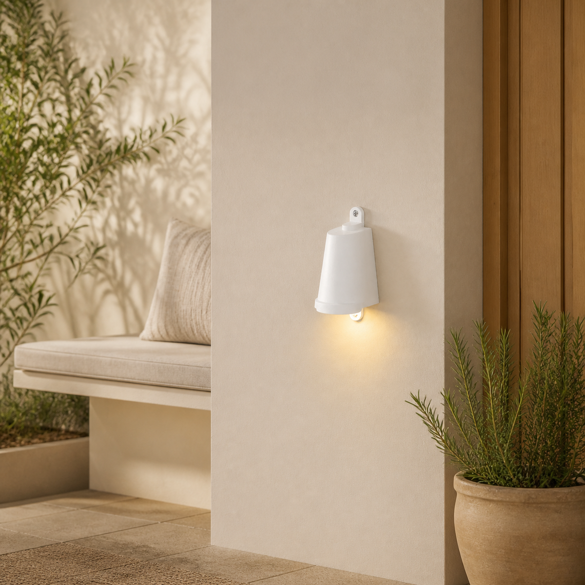 Modern Metal Cone Wall Light