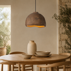 Wabi-Sabi Resin Dome Pendant Light