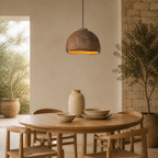 Wabi-Sabi Resin Dome Pendant Light