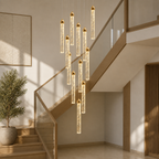 Glam Crystal Cascade Chandelier