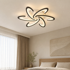 Modern Aluminum Pinwheel Ceiling Light