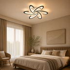 Modern Aluminum Pinwheel Ceiling Light