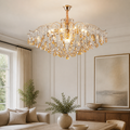 Lustre moderne en cristal en forme de branche