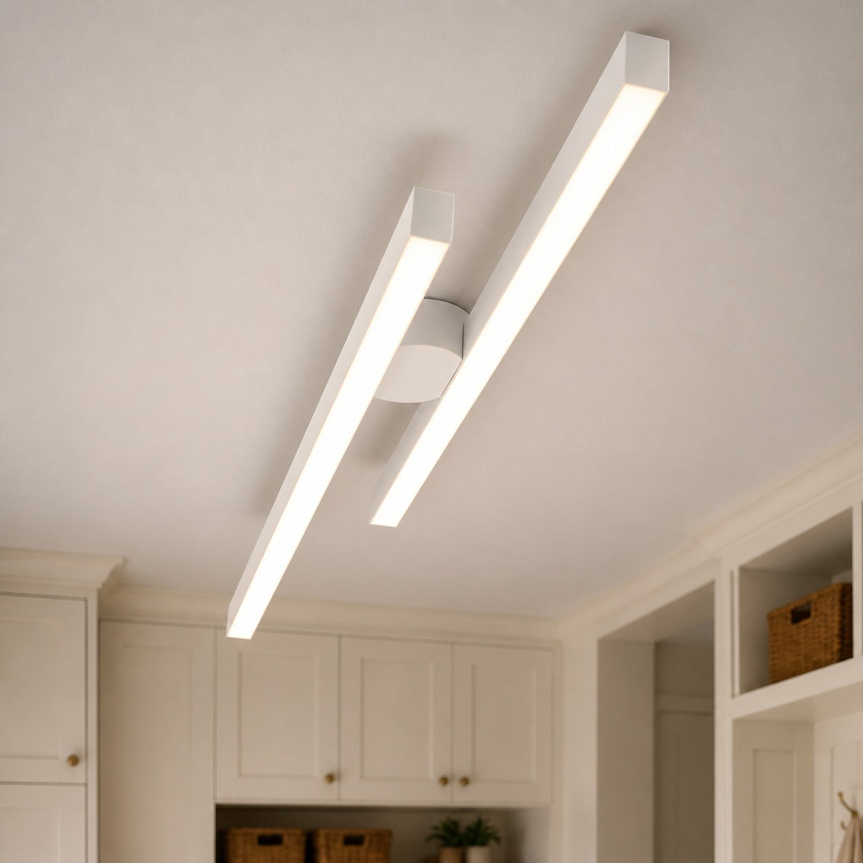 Modern Metal Linear Ceiling Light