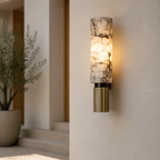 Modern Marble Cylinder Wall Light