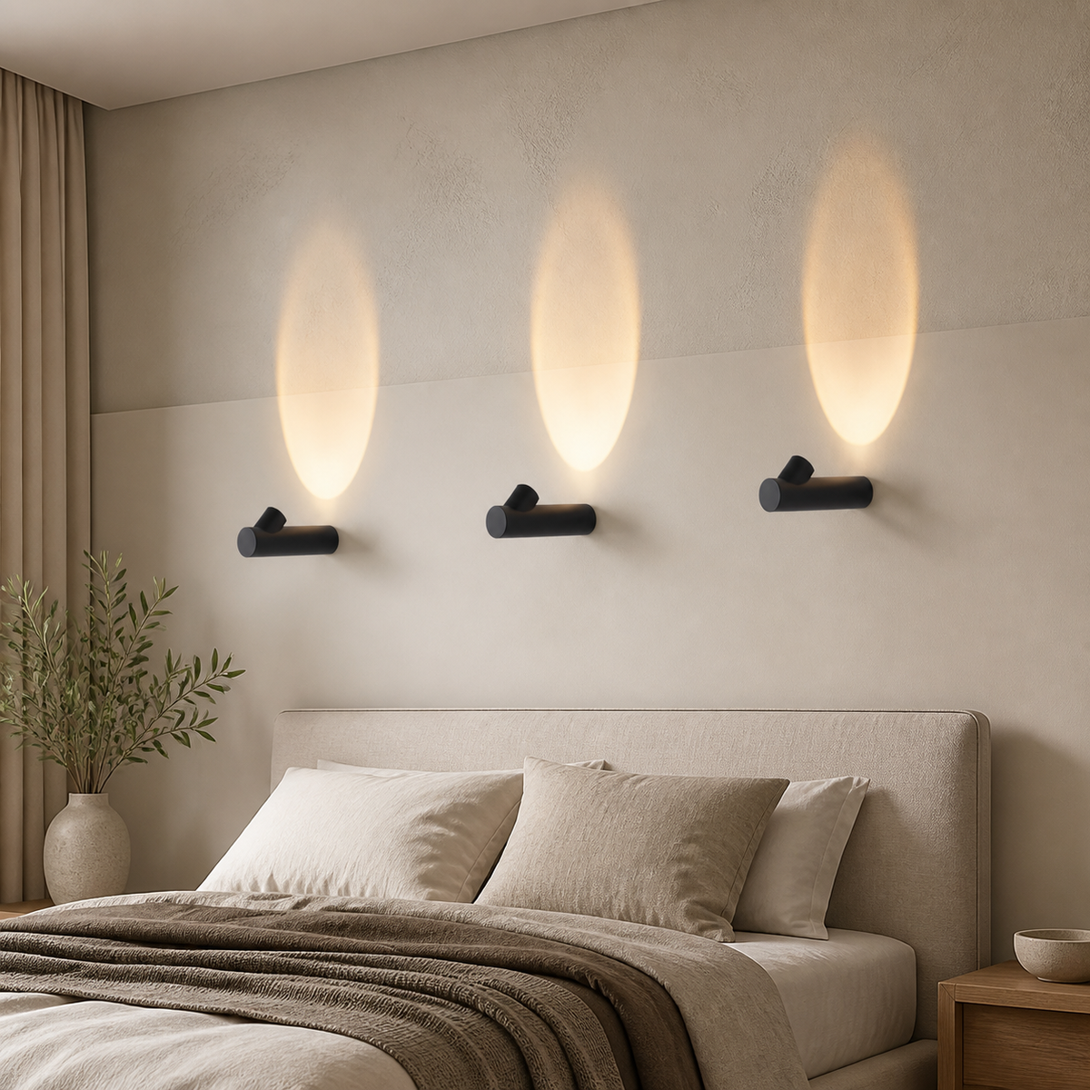 Modern Metal Cylinder Wall Light