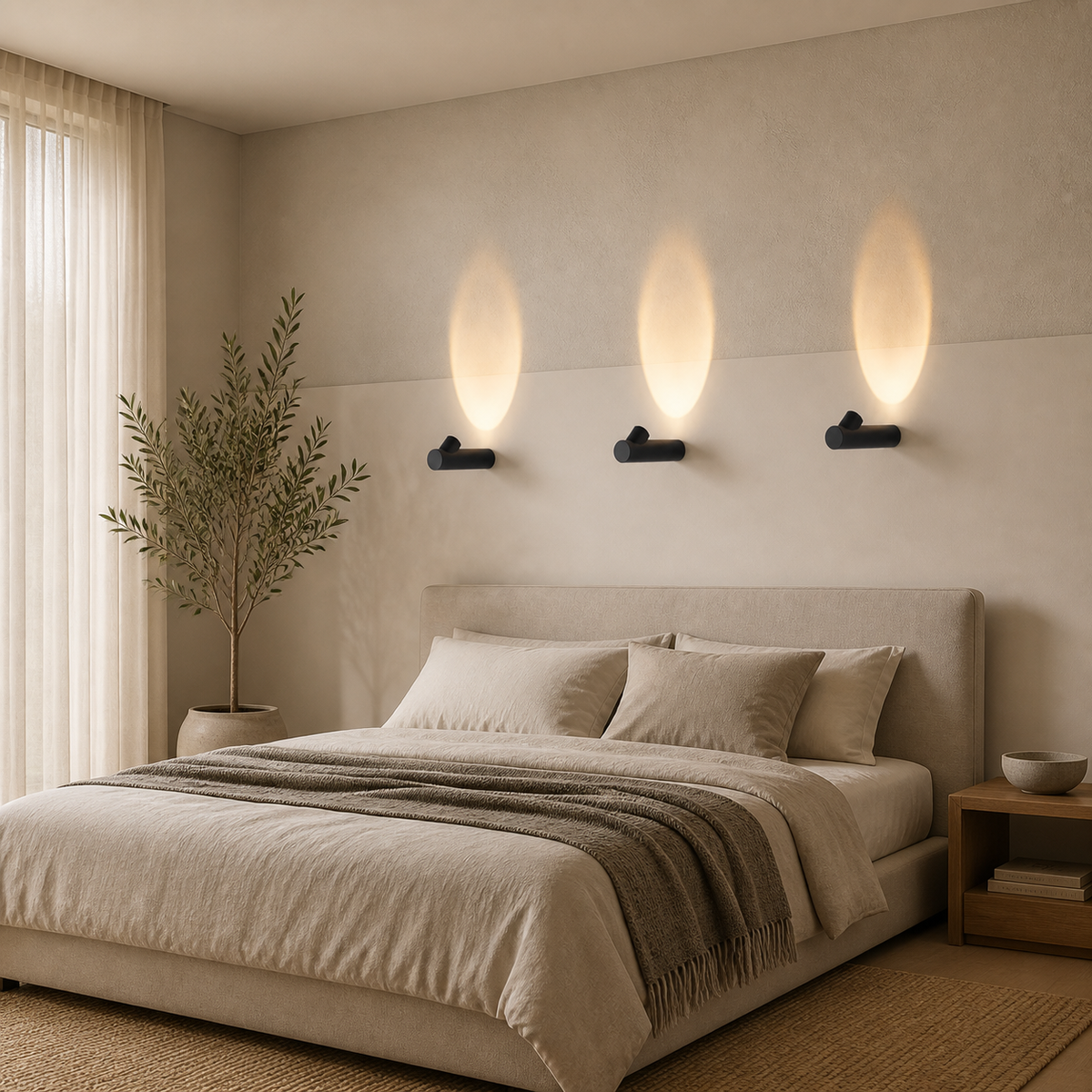 Modern Metal Cylinder Wall Light
