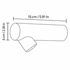 Modern Metal Cylinder Wall Light