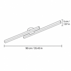 Modern Metal Linear Ceiling Light