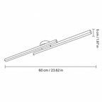 Modern Metal Linear Ceiling Light
