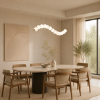 Suspension globe-grappe en métal moderne