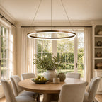 Modern Metal Ring Pendant Light