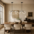 Modern Acrylic Wave Pendant Light
