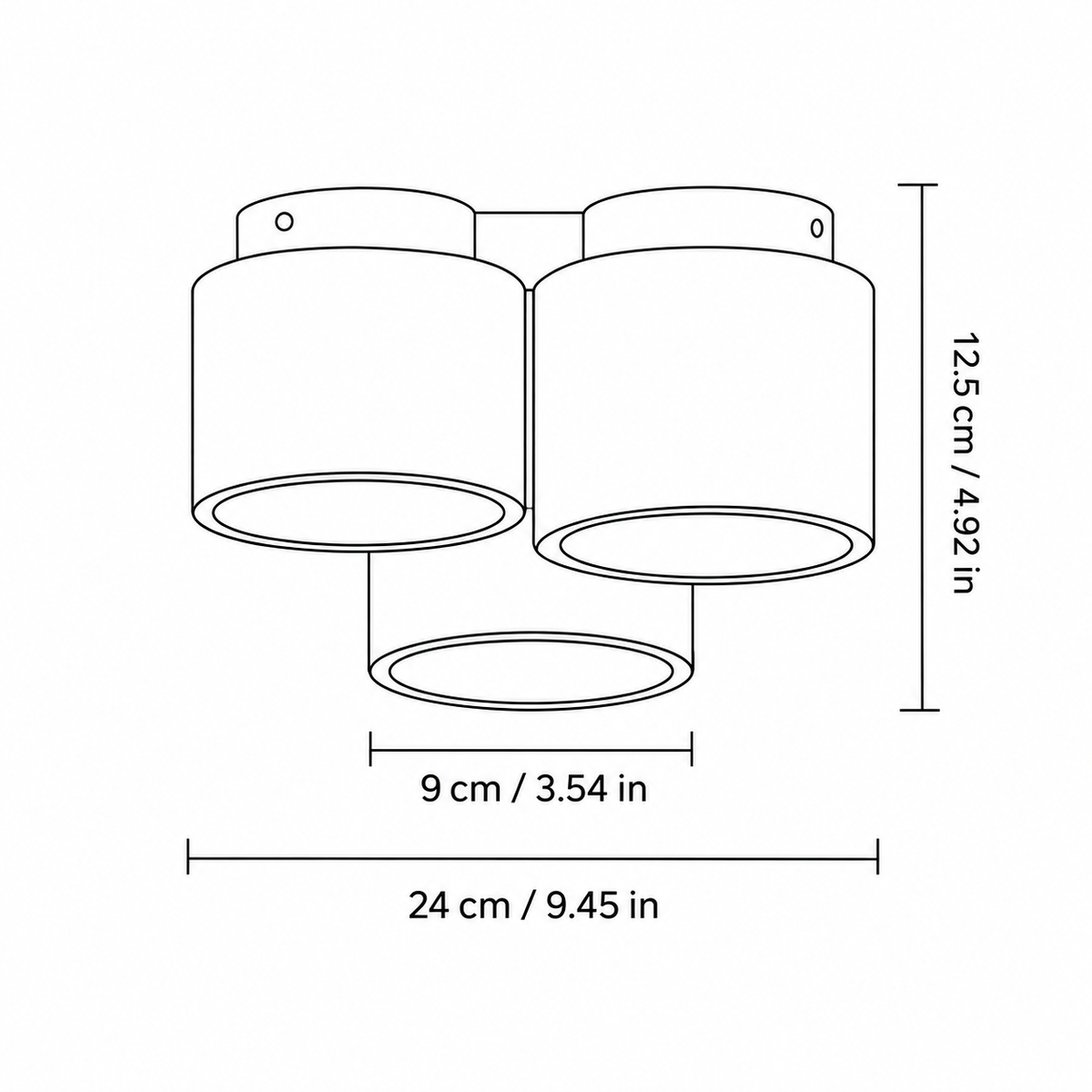 Wabi-Sabi Travertine Drum Ceiling Light
