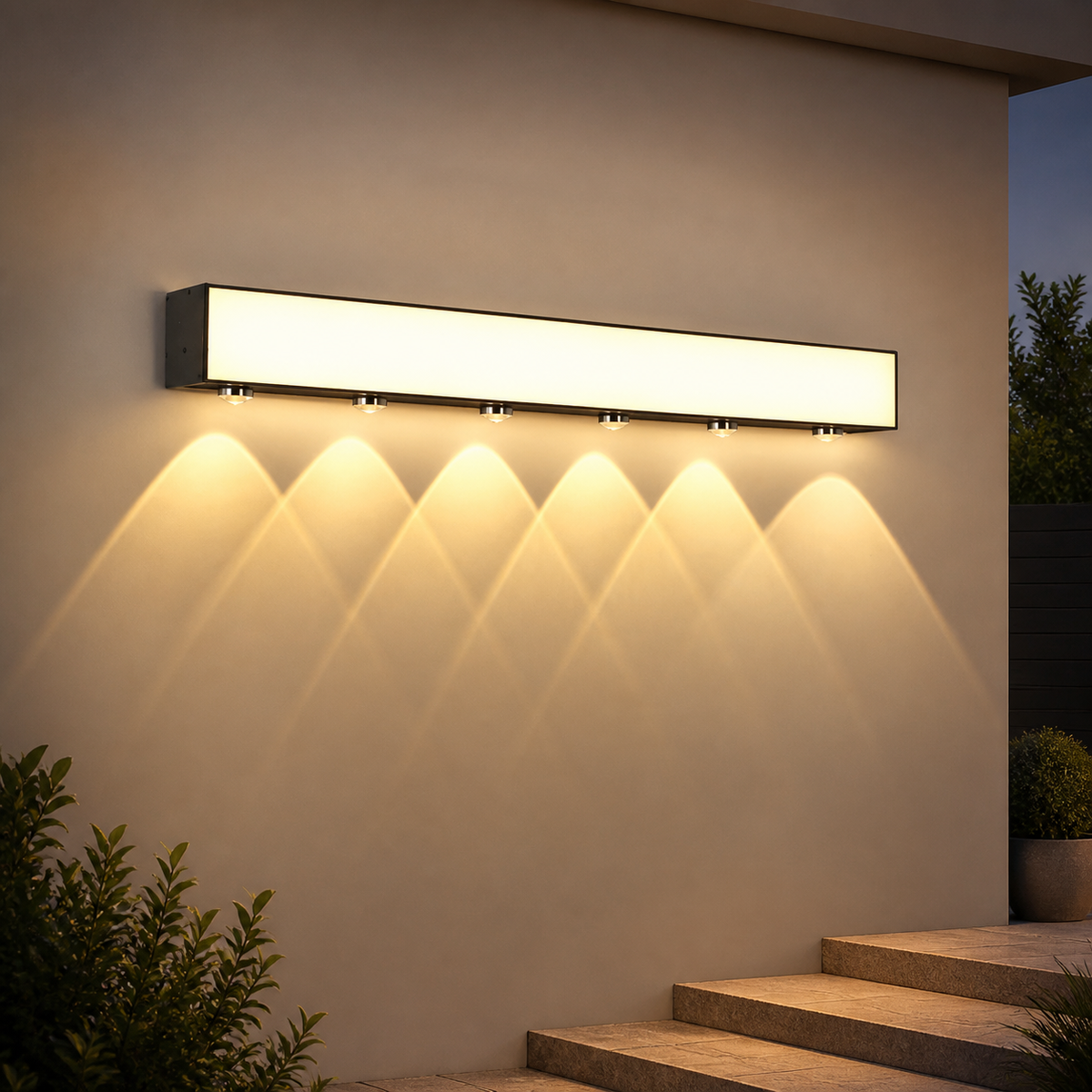 Modern Metal Linear Wall Light