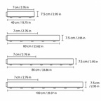 Modern Metal Linear Wall Light