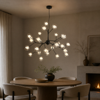 Lustre Sputnik en métal moderne