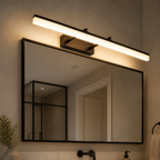 Modern Metal Linear Vanity Light