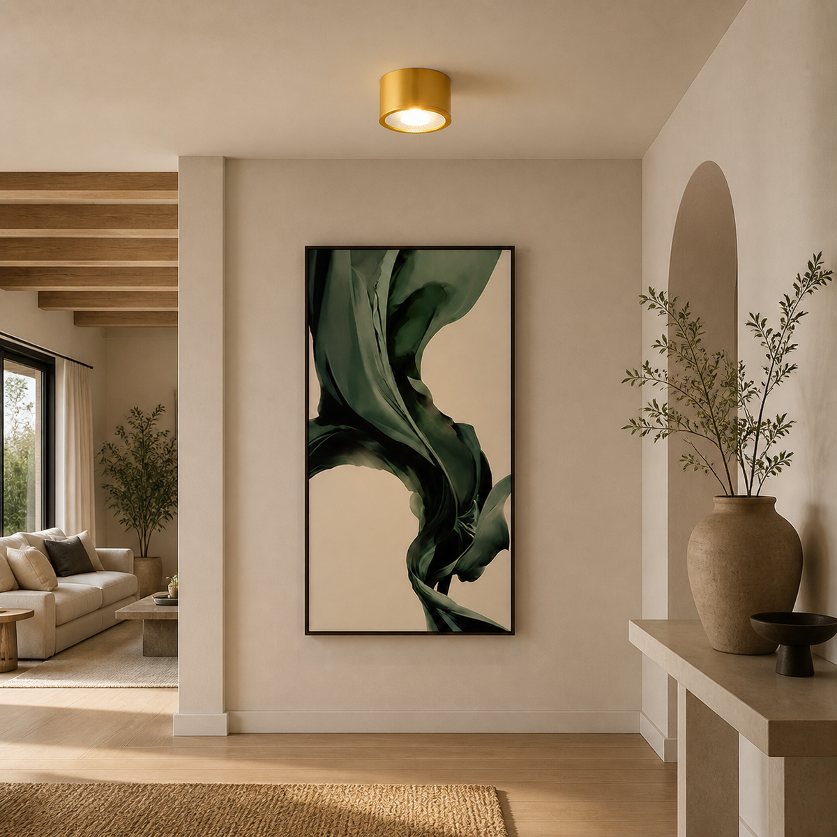 Modern Metal Cylinder Ceiling Light