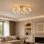Glamour-Kristall-Ast-Deckenleuchte
