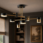 Modern Geometric Sputnik LED Chandelier