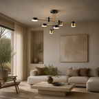 Modern Geometric Sputnik LED Chandelier