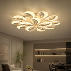 Modern Acrylic Ring-Cluster Ceiling Light