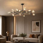 Lustre Branchages Glamour en Cristal