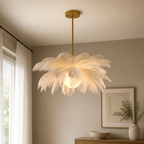 Glam Feather Pendant Light