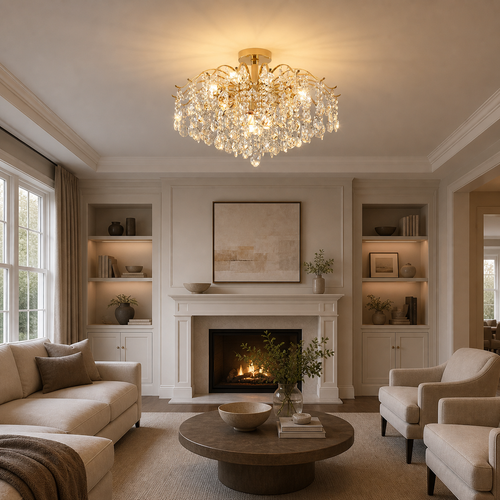 Lustre Branche Cristal Glamour
