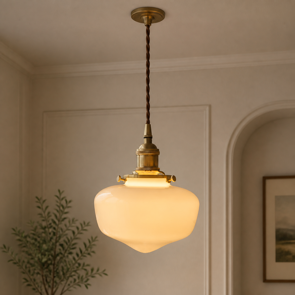 Glam Glass Globe Pendant Light