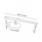 Vintage Metal Linear Vanity Light