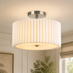 Modern Metal Drum Ceiling Light