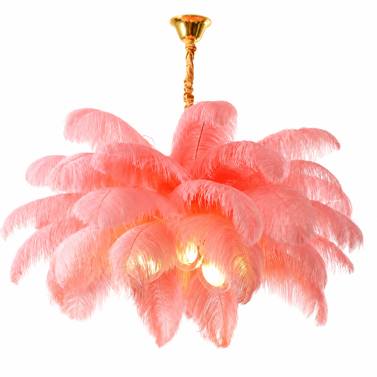 Glam Feather Feather Pendant Light