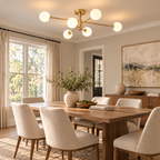 Modern Metal Globe-Cluster Chandelier
