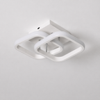 Modern Metal Double-Square Ceiling Light