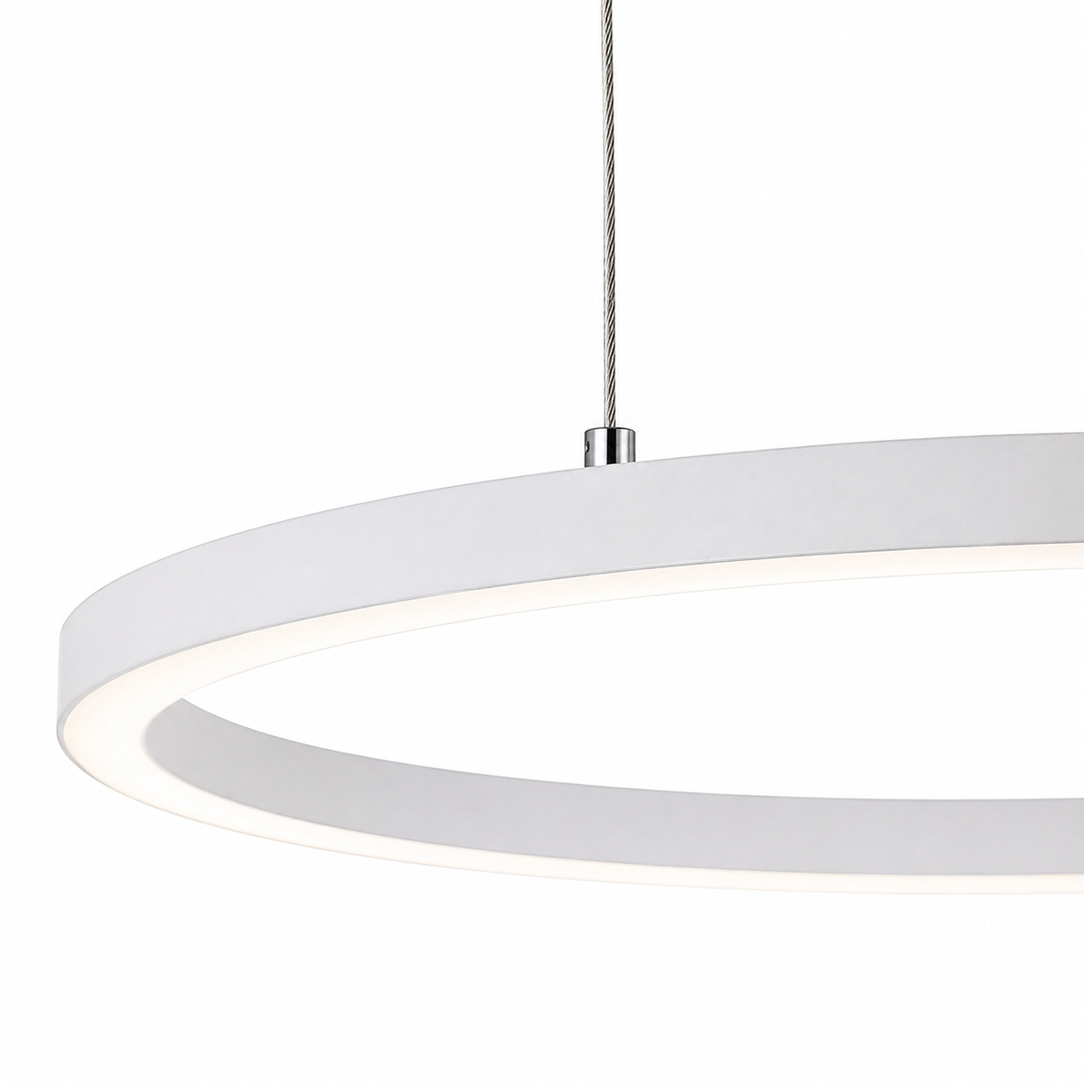 Modern Metal Ring Pendant Light
