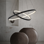Modern Metal Ring Pendant Light