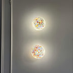 Moderne Glaskugel Wandleuchte