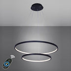 Moderne Metallring-Pendelleuchte