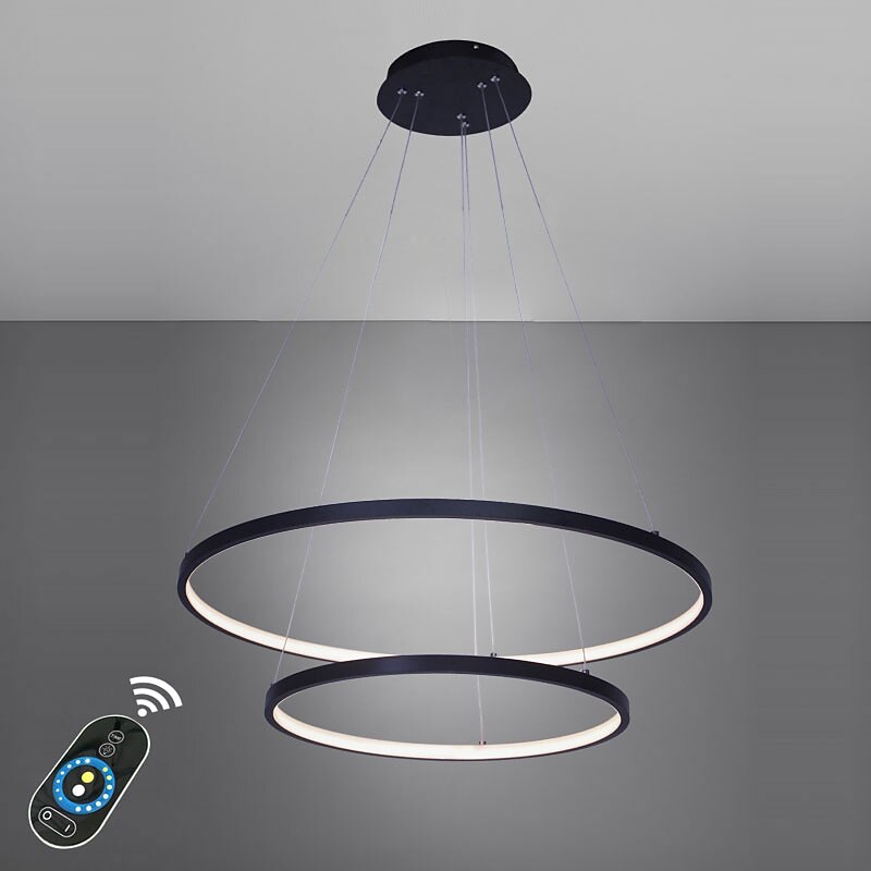Modern Metal Ring Pendant Light