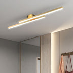 Modern Metal Linear Ceiling Light